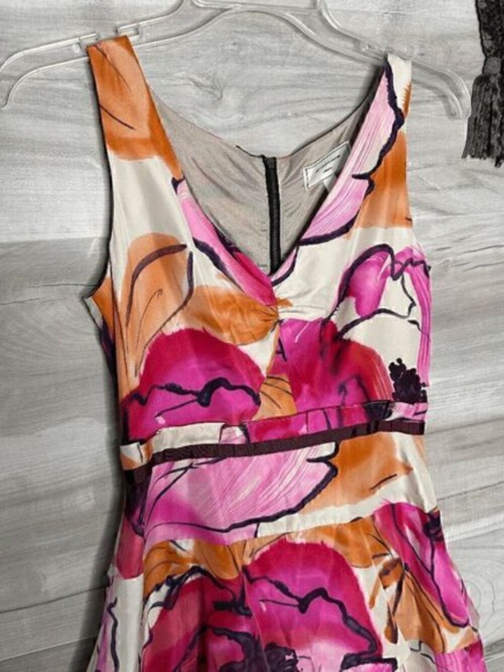 Moulinette Soeurs Anthropologie Womens Fen Orchid Dress Size 2 - Picture 4 of 8